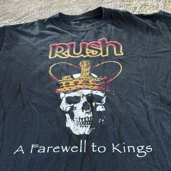VTG 2005 RUSH Short Sleeve T-Shirt: A Farewell to Kings black in GUC no size tag - Picture 2 of 7
